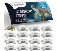AF® - 15 Lot de Calcium Tortue Terrestre, 15 Pack Calcium Reptile, os de seiche pour Tortue d'eau | Libère Le Calciu Lentement, Évite Les Mauvaises Odeurs, Formule Vitamine Tortu Terrestre