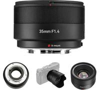 Af 35Mm F1.4 Autofokus Objectif Grand Angle Aps-C Fascinant Objectif D'Appareil Photo Pour La Photographie Incroyable Fuji X Baïonnette (Noir) Pour Fuji X-T5 X-M5 X - T30 Ii X - Pro3