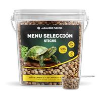 AF® - 5L Nourriture pour Tortues d'eau, 1500gr Nourriture Tortue Terrestre, Nourritur Tortue Hermann | Menu Sélection avec Ingrédients Naturels + Vitamines Essentielles + Ebook + Gobelet Doseur