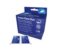 AF BOÎTE DUO 20 LINGETTES HUMIDES / SÈCHES POUR ÉCRAN LCD TFT SMARTPHONE TABLETT