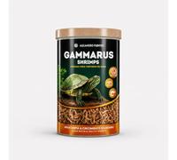 AF® Crevette Tortue d'eau, 750ml Nourriture Tortue d'eau +56% Protéines, Snack Naturel Réduit Odeurs, Gammarus Shrimps Mix, Gardez la Fraîcheur avec Fermeture Zip