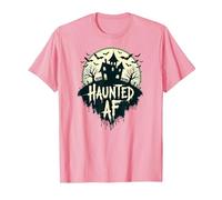 AF hanté : Manoir Effrayant Halloween Horror Night T-Shirt, Homme, Rose, 3XL