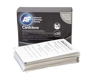 AF International CCE020C Lot de 20 Cartes de nettoyage pour Têtes magnétiques
