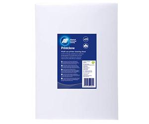 AF Printclene Lot de 25 feuilles de nettoyage pour fax et imprimantes