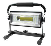 AF-WAN 100W Projecteur LED Rechargeable 7000 Lumens Projecteur de Chantier Super Brillante Lamp Puissante LED Spot IP65 Étanche pour Travaux d'atelier, Garage, Terrasse, Jardin (Noir)