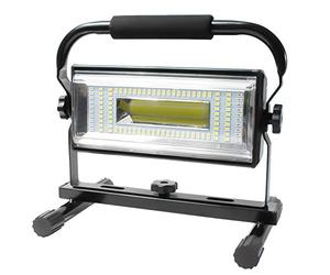 AF-WAN 100W Projecteur LED Rechargeable 7000 Lumens Projecteur de Chantier Super Brillante Lamp Puissante LED Spot IP65 Étanche pour Travaux d'atelier, Garage, Terrasse, Jardin (Noir)