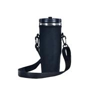 AF-WAN Manchon de transport en néoprène pour bouteille d'eau, imperméable, antidérapant, anti-rayures avec bandoulière, compatible avec les gobelets Stanley IceFlow en acier inoxydable de 887 ml