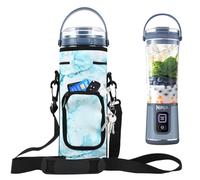 AF-WAN Sac de transport portable pour blender avec bandoulière pour Ninja BC151EUBK/BC151EUNV/BC151EUCR/BC151EUEM/BC151EUPR/BC151EUWH Blast Wireless Blender Portable 530ml (Bleu)