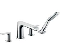 Afaire Hansgrohe-Metris Set de finition Mélangeur 4 trous pour montage sur bord de baignoire
