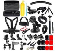 AFAITH Accessoires GoPro Hero 13 12 11 10 9 8 7 Black Hero Max, avec Fixation Tripod Perche Harnais Guidon Trepied Embar