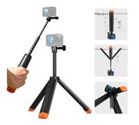 AFAITH Perche à selfie flottante étanche et extensible pour Go Pro Hero 13/12/11/10/9/8/7/6/5/4/3, DJI Osmo, Insta360 et la plupart des caméras d'action plongée sous-marine