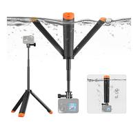 AFAITH Perche Selfie Flottante étanche et Extensible pour Go Pro Hero 13/12/11/10/9, DJI Osmo Action 6/5pro/4/3/osmo 360, Insta360 Ace Pro/Akaso et caméra plongée sous-Marine