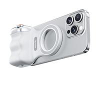 AFAITH Poignée magnétique pour appareil photo iPhone/Android Fun Shot avec télécommande sans fil détachable - Certification officielle - Vis de trépied de 6,35 mm - Poignée ergonomique confortable