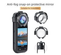 AFAITH Protection d'objectif en verre premium pour Insta360 X5 avec miroir de protection antibuée à clipser
