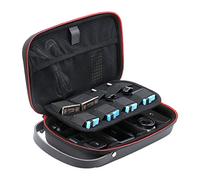 AFAITH Sac de Rangement Portable Étui de Transport Étanche Espace Ajustable pour Go Pro Hero 13 12 11 10 9 8 7 6 5 Black Xiaomi Yi Osmo Action Accessories