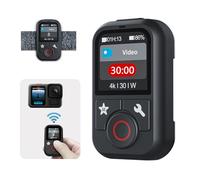 AFAITH Télécommande sans Fil Intelligente pour Go Pro Hero 13/12/11/10/9/8 Black GoPro Max, 5 Langues (Dont Le français), écran Couleur LCD, réglage de la luminosité, Rotation à 360 degrés, étanche