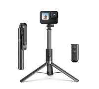 AFAITH Trépied Selfie Stick 51,2 ''avec télécommande Bluetooth sans Fil pour GoPro, Perche télescopique pour GoPro Hero 10 9 8