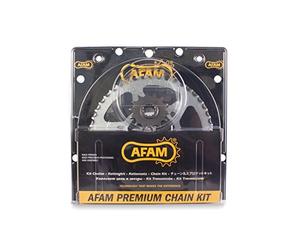Afam 01613500 Kit chaîne de moto - kit acier pour KAWASAKI KLX 125 2010 - 2016