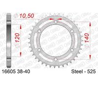 AFAM Couronne acier standard 16605 - 525