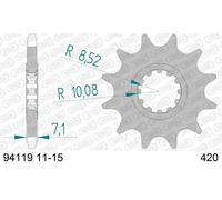 AFAM Pignon acier standard 94119 - 420