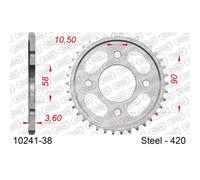 AFAM Couronne acier standard 10241 - 420