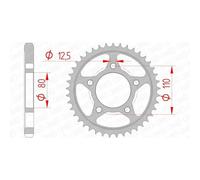 Afam Couronne Acier Standard 10605 - 530