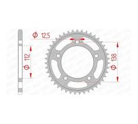 Afam Couronne Acier Standard 10627 - 520