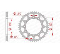 AFAM Couronne acier standard 12323 - 520