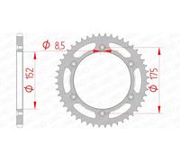 AFAM Couronne acier standard 12508 - 520