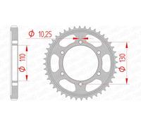 AFAM Couronne acier standard 12813 - 530