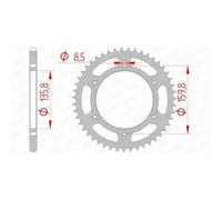 Afam Couronne Acier Standard 35304 - 520