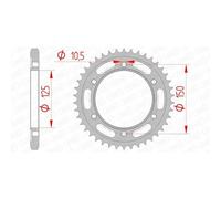 Afam Couronne Acier Standard 71800 - 525