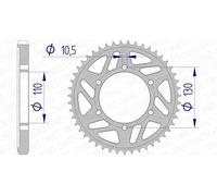 AFAM Couronne aluminium 13813 - 530
