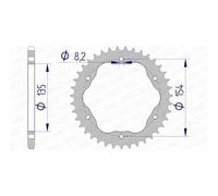 Afam Couronne Aluminium 51804 - 520 - Nécessite Un Porte Couronne