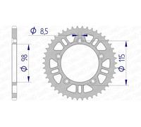 AFAM Couronne aluminium 72101 - 420