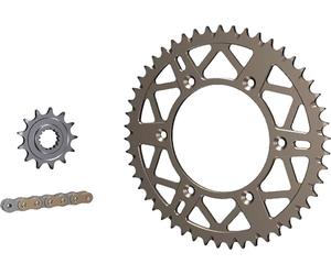 Afam KTM EXC 300, kit d entraînement en aluminium Or Or