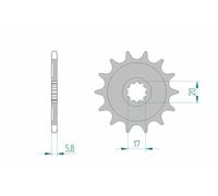 AFAM Pignon acier anti-boue 24304 - 520