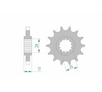 AFAM Pignon acier standard 20504 - 530