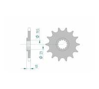 Afam Pignon Acier Standard 22303 - 520