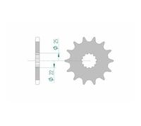 Afam Pignon Acier Standard 28401 - 525