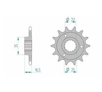 Afam Pignon Acier Standard 52613 - 525