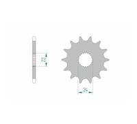 Afam Pignon Acier Standard 61201 - 520