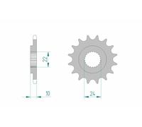 AFAM Pignon acier standard 61301 - 520