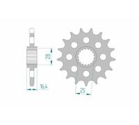AFAM Pignon acier standard 61800 - 525