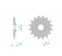 AFAM Pignon acier standard 94120 - 420