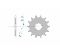 AFAM pignon acier standard avant 27500 - 520