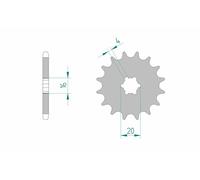 AFAM pignon acier standard avant 28200 - 428