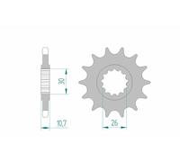 AFAM Pignon avant standard en acier 21607 - 525