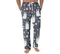 AFANYUH Joggers for Men Pantalon Cross Homme De Travail Confortable avec Imprimé Cœur Style Jogging Idéal pour Les Activités Détente Et Cargo Work Pants M