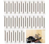 AFASOES 50PCS Buses de Mélange Carrées de Pistolet à Colle AB 1:1/2:1 Tubes Mélangeurs Statiques F6-16 Tube de Mélange AB Buses Mélangeuses pour Cartouche de Colle AB de 50 ml Pistolet Adhésif AB, Or